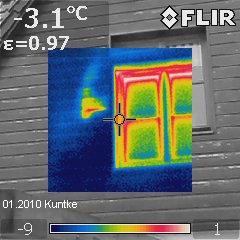 IR-Thermogramm im Echtbild